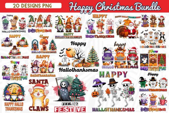 Download Happy Christmas Sublimation Bundle - Happy christmas Collection