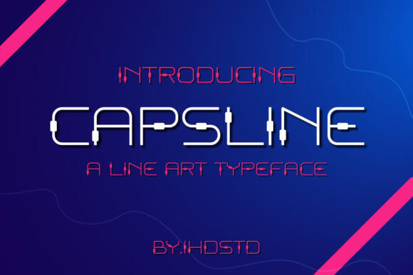 Download Capsline Display Typeface - Type Collection