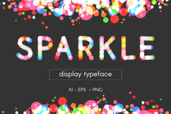 Download Sparkle Vector Display Typeface - Type Collection