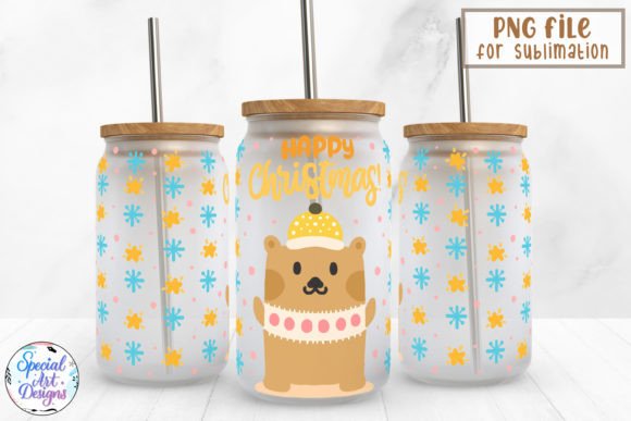 Download Happy Christmas Glass Wrap PNG - Happy christmas Collection