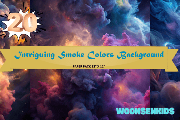 Download Beautiful Intriguing Smoke Colors Background Watercolor Png Kdp Digital Paper - Intriguing Collection
